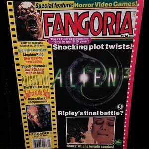Fangoria Magazine #113 1988 Alien 3, Stephen King, Hellraiser 3, Poison Ivy